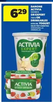 Real Canadian Superstore Danone Activia or Expert offer