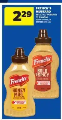 Real Canadian Superstore French's Mustard offer