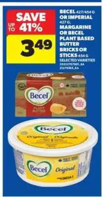 Real Canadian Superstore Becel or Imperial Margarine offer