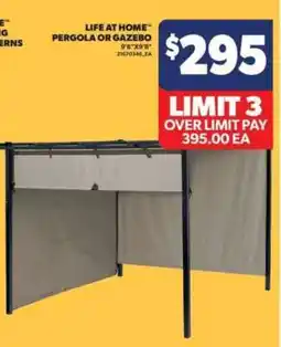 Real Canadian Superstore LIFE AT HOME Pergola or Gazebo offer