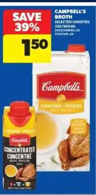 Real Canadian Superstore CAMPBELL’S BROTH offer