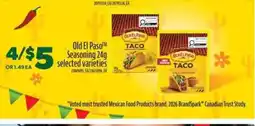 Real Canadian Superstore Old El Paso Seasoning 24g offer