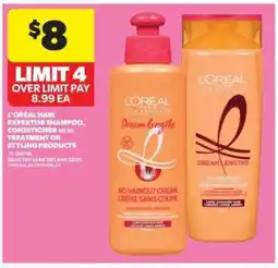 Real Canadian Superstore L'Oréal Hair Expertise Shampoo, Conditioner, Treatment or Styling Products offer