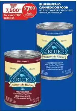 Real Canadian Superstore Blue Buffalo Canned Dog Food offer