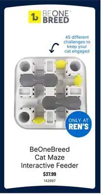 Ren’s Pets Depot BeOneBreed Cat Maze Interactive Feeder offer