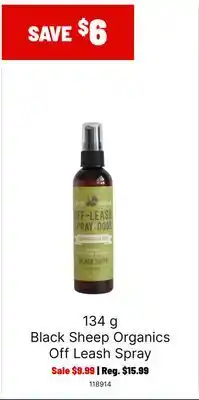 Ren’s Pets Depot Black Sheep Organics Off Leash Spray offer