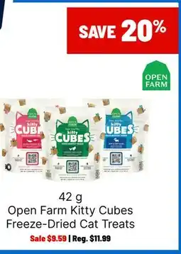 Ren’s Pets Depot Open Farm Kitty Cubes Freeze-Dried Cat Treats offer