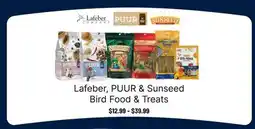 Ren’s Pets Depot Lafeber, PUUR & Sunseed Bird Food & Treats offer