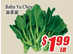 WinCo Food Mart Baby Yu Choy offer
