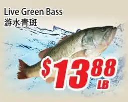 WinCo Food Mart Live Green Bass offer