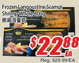 WinCo Food Mart Frozen Langoustine Scampi Shrimp Whole offer