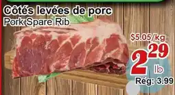 Marche C&T Côtés levées de porc offer