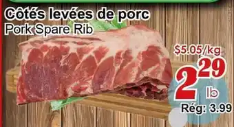 Marche C&T Côtés levées de porc offer