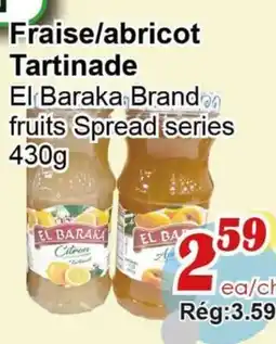 Marche C&T El Baraka Brand fruits Spread series offer