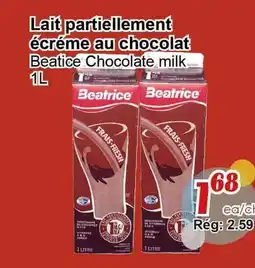 Marche C&T Lait partiellement écrème au chocolat offer