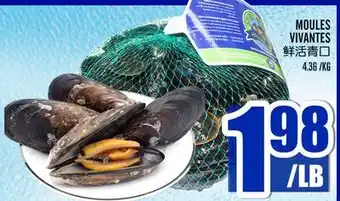 Marché Lian Tai MOULES VIVANTES offer