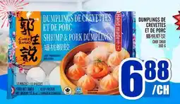 Marché Lian Tai DUMPLINGS DE CREVETTES ET DE PORC offer
