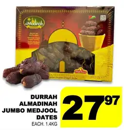 Shaganappi Mediterranean Market Durrah almadinah jumbo medjool dates offer