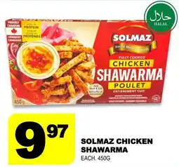Shaganappi Mediterranean Market Solmaz chicken shawarma offer