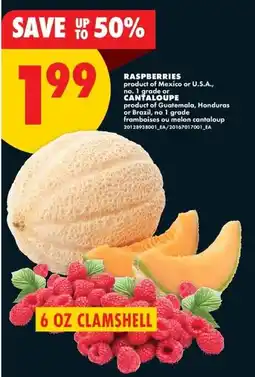 No Frills Raspberries or cantaloupe offer