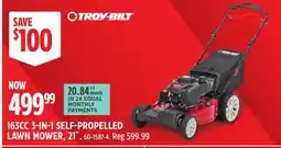 Canadian Tire 163CC 3-IN-1 SELF-PROPELLED LAWN MOWER offer