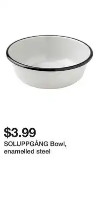 IKEA SOLUPPGÅNG Bowl, enamelled steel offer