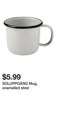 IKEA SOLUPPGÅNG Mug, enamelled steel offer