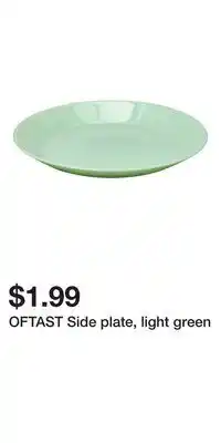 IKEA OFTAST Side plate, light green offer