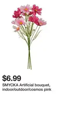 IKEA SMYCKA Artificial bouquet, indoor/outdoor/cosmos pink offer