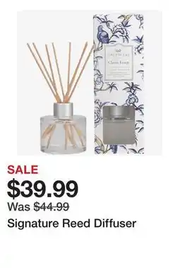 TSC Stores Signature Reed Diffuser offer