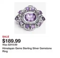 TSC Stores Himalayan Gems Sterling Silver Gemstone Ring offer