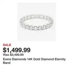 TSC Stores Evera Diamonds 14K Gold Diamond Eternity Band offer