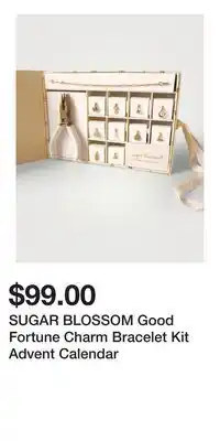 Holt Renfrew SUGAR BLOSSOM Good Fortune Charm Bracelet Kit Advent Calendar offer