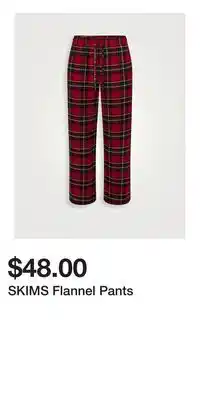 Holt Renfrew SKIMS Flannel Pants offer