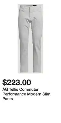 Holt Renfrew AG Tellis Commuter Performance Modern Slim Pants offer