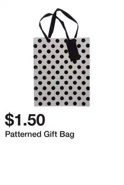 Dollarama Patterned Gift Bag offer