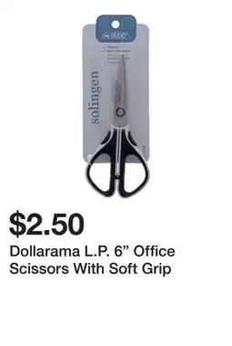 Dollarama Dollarama L.P. 6 Office Scissors With Soft Grip offer