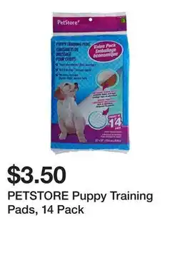 Dollarama PETSTORE Puppy Training Pads offer