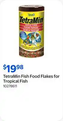 Walmart TetraMin Fish Food Flakes for Tropical Fish offer
