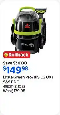 Walmart Little Green Pro/BIS LG OXY S&S PDC offer