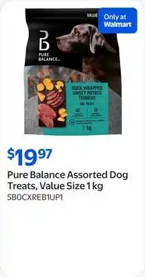Walmart Pure Balance Assorted Dog Treats, Value Size offer