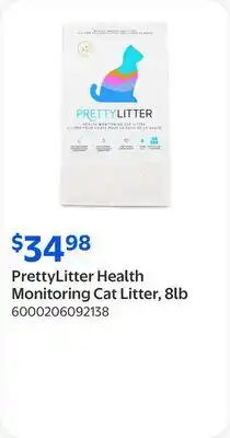 Walmart PrettyLitter Health Monitoring Cat Litter, 8lb offer