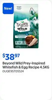 Walmart Beyond Wild Prey-Inspired Whitefish & Egg Recipe offer