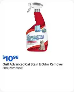 Walmart Out! Advanced Cat Stain & Odor Remover offer