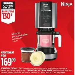 Canadian Tire CREAMI 7-IN-1 ICE CREAM MAKER offer