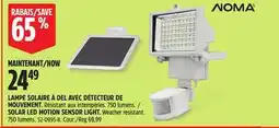 Canadian Tire SOLAR LED MOTION SENSOR LIGHT offer