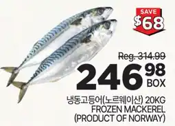 H-Mart FROZEN MACKEREL offer