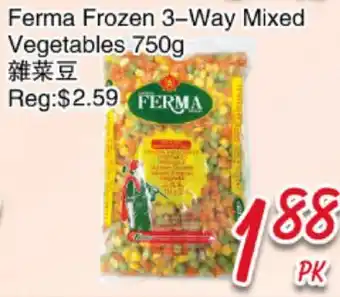 Foody Mart Ferma Frozen 3-Way Mixed Vegetables offer