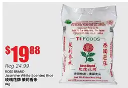 Btrust Supermarket ROSE BRAND Jasmine White Scented Rice offer