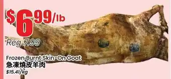Btrust Supermarket Frozen Burnt Skin-On Goat offer